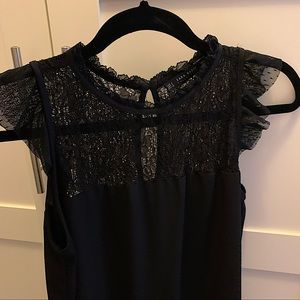 Zara - Cocktail Black Dress - LBD - Medium